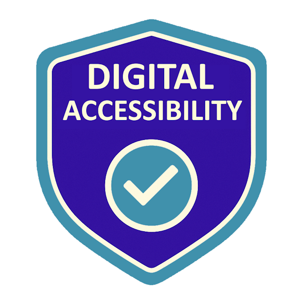 A trustmark icon reading: Digital Accessibility